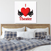 Toile I Heart Theater Pink (Insitu(Chambre))