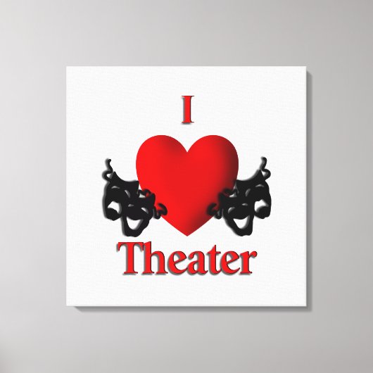 Toile I Heart Theatre (Recto)
