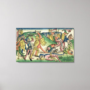 Toile I Kings 15 16 Guerre entre Asa et Baasha, de