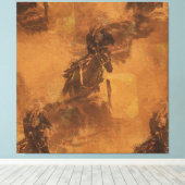 Toile I Live To Barrel Race - Rodeo Event (Insitu (Plancher de Bois))