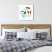 Toile I Love Coffee Cute Kawaii Sticker – Adorable Coffe (Insitu(Chambre))