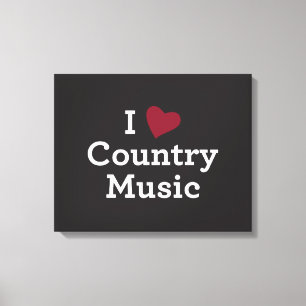 Toile I Love Country Music