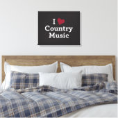 Toile I Love Country Music (Insitu(Chambre))
