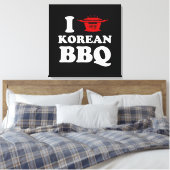 Toile I Love Korean BBQ (고 기 구 이) (Insitu(Chambre))