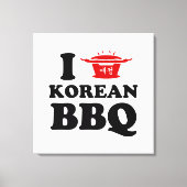 Toile I Love Korean BBQ (고 기 구 이) (Recto)