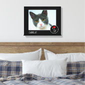 Toile I Love My Cat, Custom Photo - Amateurs d'animaux d (Insitu(Chambre))