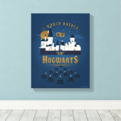 Toile I Would Rather Be At HOGWARTS™ Abstract Boat Ride (Insitu (Plancher de Bois))