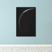 Toile Iapetus de la lune de Saturne (Insitu (Plancher de Bois))