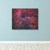 Toile IC410 Nebula d'émission à Auriga (Insitu (Plancher de Bois))