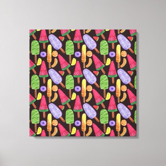 Toile Ice cream pattern | Lollies pattern | lollipop 4 (Recto)