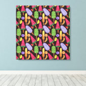Toile Ice cream pattern | Lollies pattern | lollipop 4 (Insitu (Plancher de Bois))