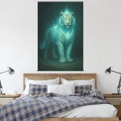 Toile Ice Lightning White Tiger – Frosted Celestial Ener (Insitu(Chambre))
