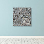 Toile Ice Metal Fire Stretched Canvas Print (Insitu (Plancher de Bois))