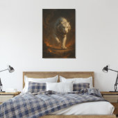 Toile Ice Spirit White Tiger – Mystic Guardian of Calm P (Insitu(Chambre))