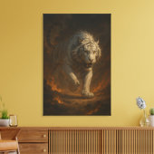 Toile Ice Spirit White Tiger – Mystic Guardian of Calm P (Insitu(Salon))