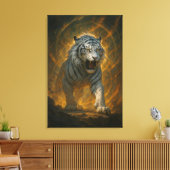 Toile Ice Spirit White Tiger – Mystic Guardian of Calm P (Insitu(Salon))
