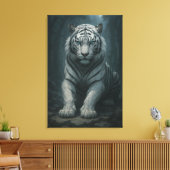 Toile Ice Spirit White Tiger – Mystic Guardian of Calm P (Insitu(Salon))