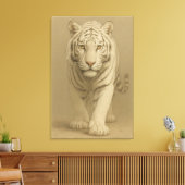 Toile Ice Spirit White Tiger – Mystic Guardian of Calm P (Insitu(Salon))