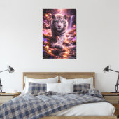 Toile Ice Spirit White Tiger – Mystic Guardian of Calm P (Insitu(Chambre))