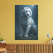 Toile Ice Spirit White Tiger – Mystic Guardian of Calm P (Insitu(Salon))