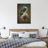 Toile Ice Spirit White Tiger – Mystic Guardian of Calm P (Insitu(Chambre))