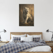 Toile Ice Spirit White Tiger – Mystic Guardian of Calm P (Insitu(Chambre))