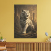 Toile Ice Spirit White Tiger – Mystic Guardian of Calm P (Insitu(Salon))