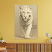 Toile Ice Spirit White Tiger – Mystic Guardian of Calm P (Insitu(Salon))