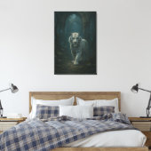 Toile Ice Spirit White Tiger – Mystic Guardian of Calm P (Insitu(Chambre))