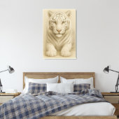 Toile Ice Spirit White Tiger – Mystic Guardian of Calm P (Insitu(Chambre))