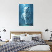 Toile Ice Spirit White Tiger – Mystic Guardian of Calm P (Insitu(Chambre))