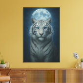 Toile Ice Spirit White Tiger – Mystic Guardian of Calm P (Insitu(Salon))