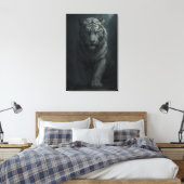 Toile Ice Spirit White Tiger – Mystic Guardian of Calm P (Insitu(Chambre))