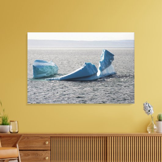 Toile Iceberg de l'île Bell (Insitu(Salon))