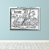 Toile 'Ici commence le conte des rois' (Insitu (Plancher de Bois))