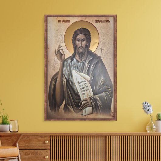Toile Icon of the Saint John (Insitu(Salon))
