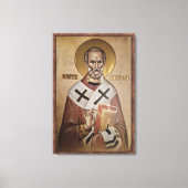 Toile Icon of the Saint Nicholas frame 2 (Recto)