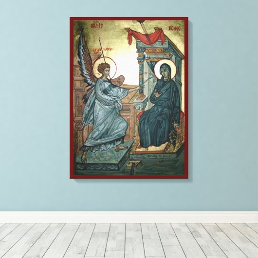 Toile Icône Annonciation (Insitu (Plancher de Bois))