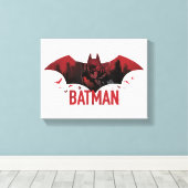 Toile Icône Batman Crimson Gotham (Insitu (Plancher de Bois))