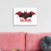 Toile Icône Batman Crimson Gotham (Insitu(Salon))