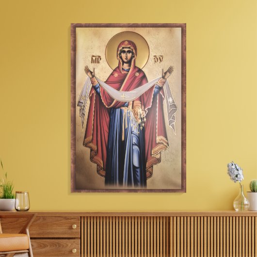 Toile Icône de la Vierge Marie (Insitu(Salon))