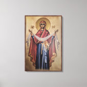 Toile Icône de la Vierge Marie (Recto)