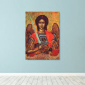 Toile Icône de l'Ange Michael, grec, 18ème siècle (Insitu (Plancher de Bois))