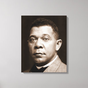 Toile Icône de l'histoire noire : Booker T. Washington, 