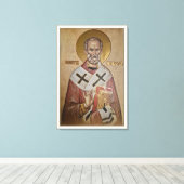Toile Icône de Saint Nicolas (Insitu (Plancher de Bois))