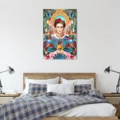 Toile icone-mexicaine-frida-kahlo (Insitu(Chambre))