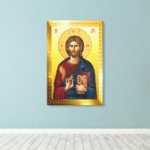 Toile icône orthodoxe de Jésus-Christ (Insitu (Plancher de Bois))