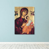 Toile Icône représentant la Sainte Mère de la Passion (Insitu (Plancher de Bois))