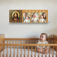 Icône sacrée émeraude - Jésus - Photo de bébé ADOR