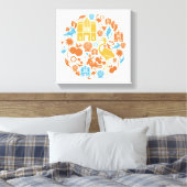 Toile Icônes de Floride (Insitu(Chambre))